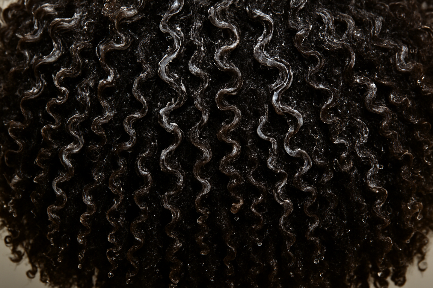 slightly more afro textured