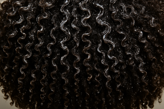 slightly more afro textured